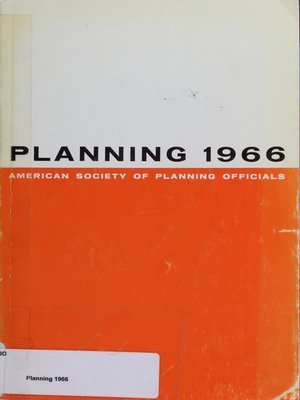 cover image of Planning 1966: Selected Papers from the ASPO National Planning Conference
